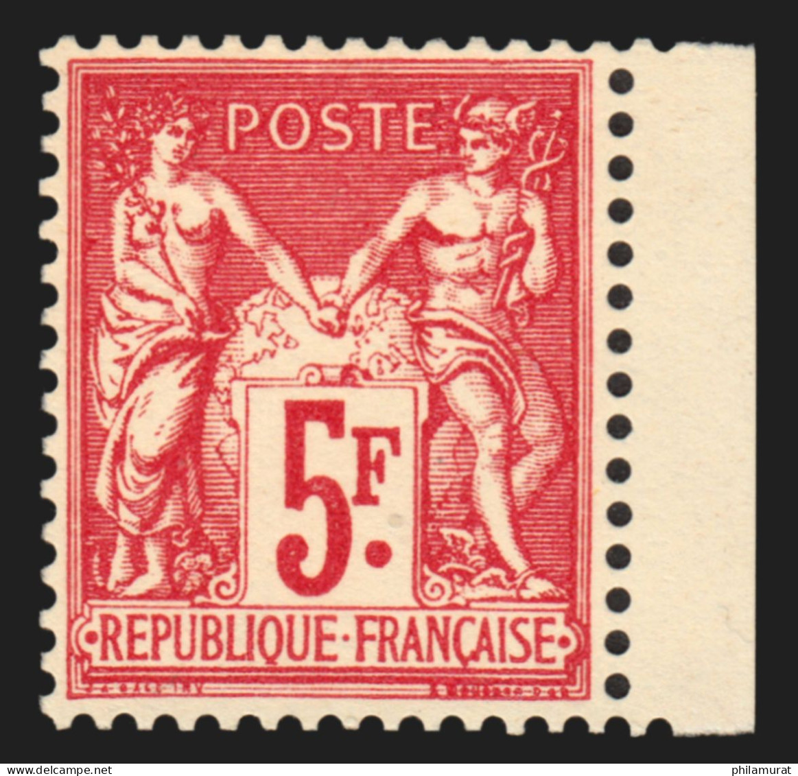 N°216, Exposition Paris 1925, Sage 5fr Carmin, Neuf ** Sans Charnière - TB - Neufs