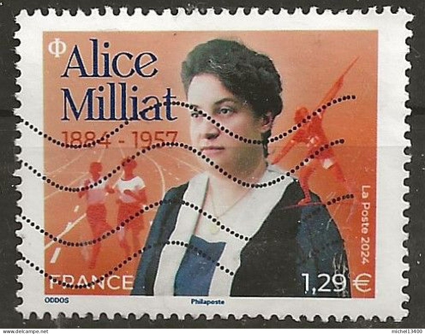 Année 2024  Alice Miliat - Used Stamps