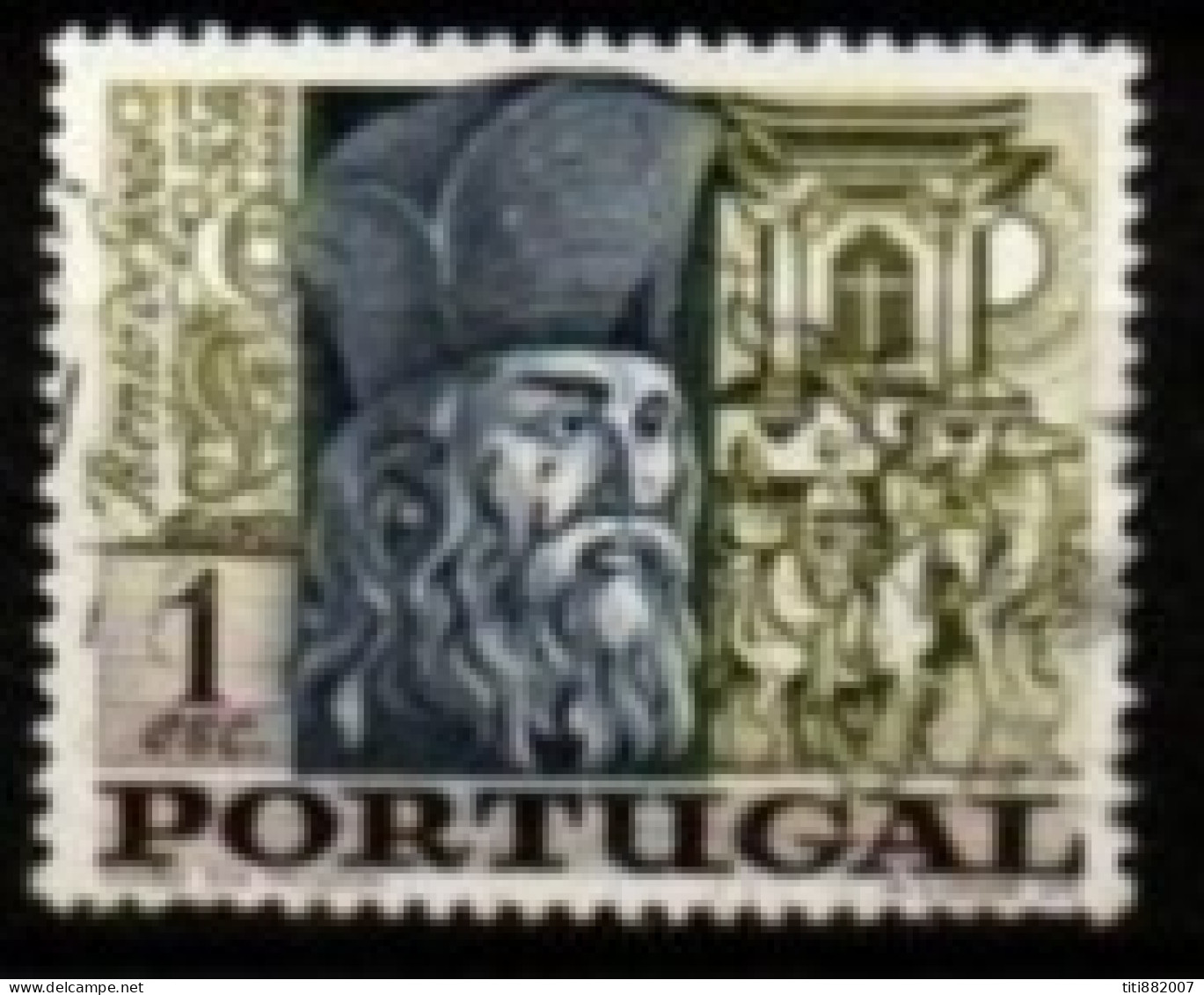 PORTUGAL     -    1968 .  Y&T N° 1030 Oblitéré.    Bento De Goes - Gebraucht