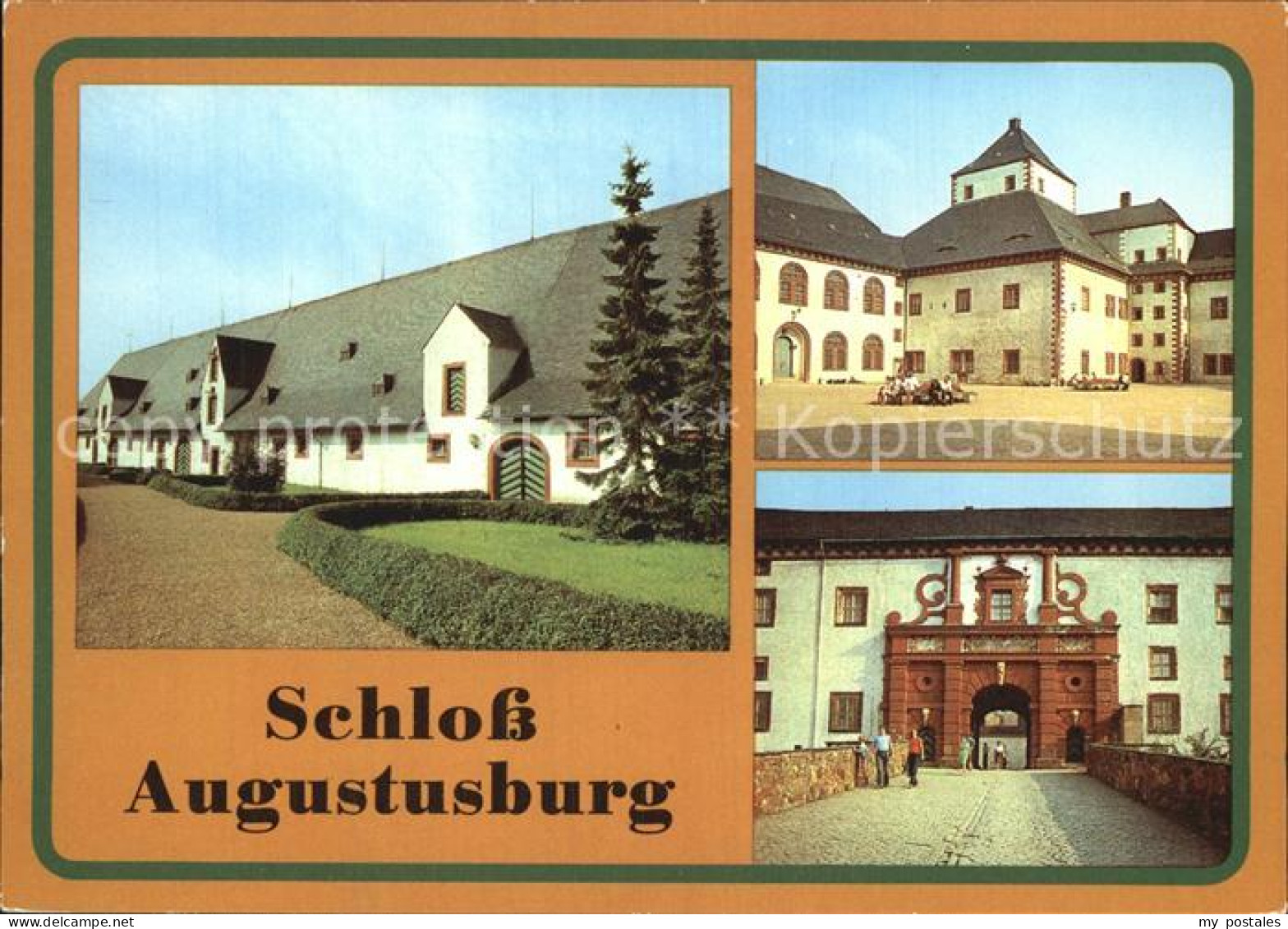 72590762 Augustusburg Schloss Augustusburg Stallgebaeude Kuechenhaus Nordportal  - Augustusburg