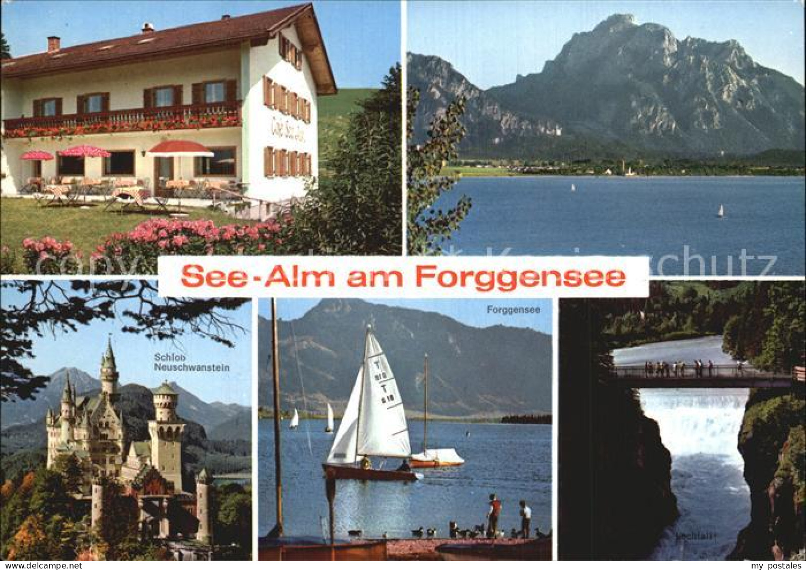 72590734 Ehrwang Cafe Fremdenheim See Alm Schloss Neuschwanstein Forggensee Lech - Fuessen