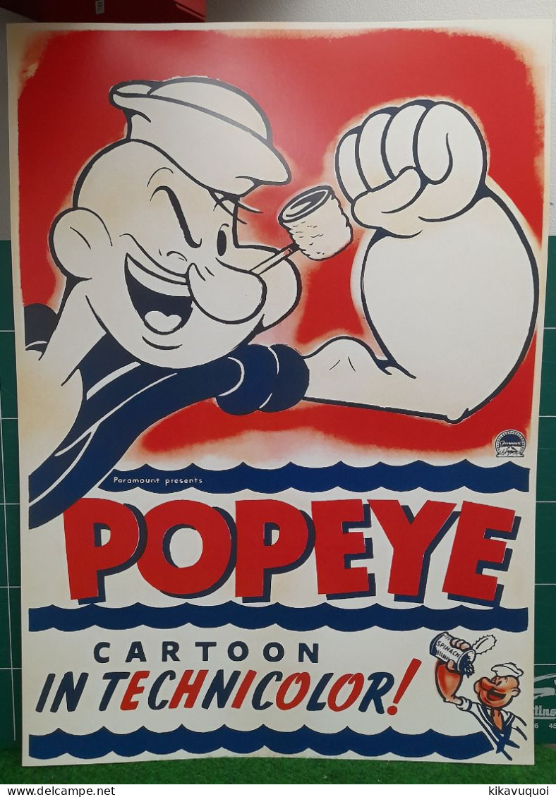 Popeye - Affiche Poster - Sonstige & Ohne Zuordnung