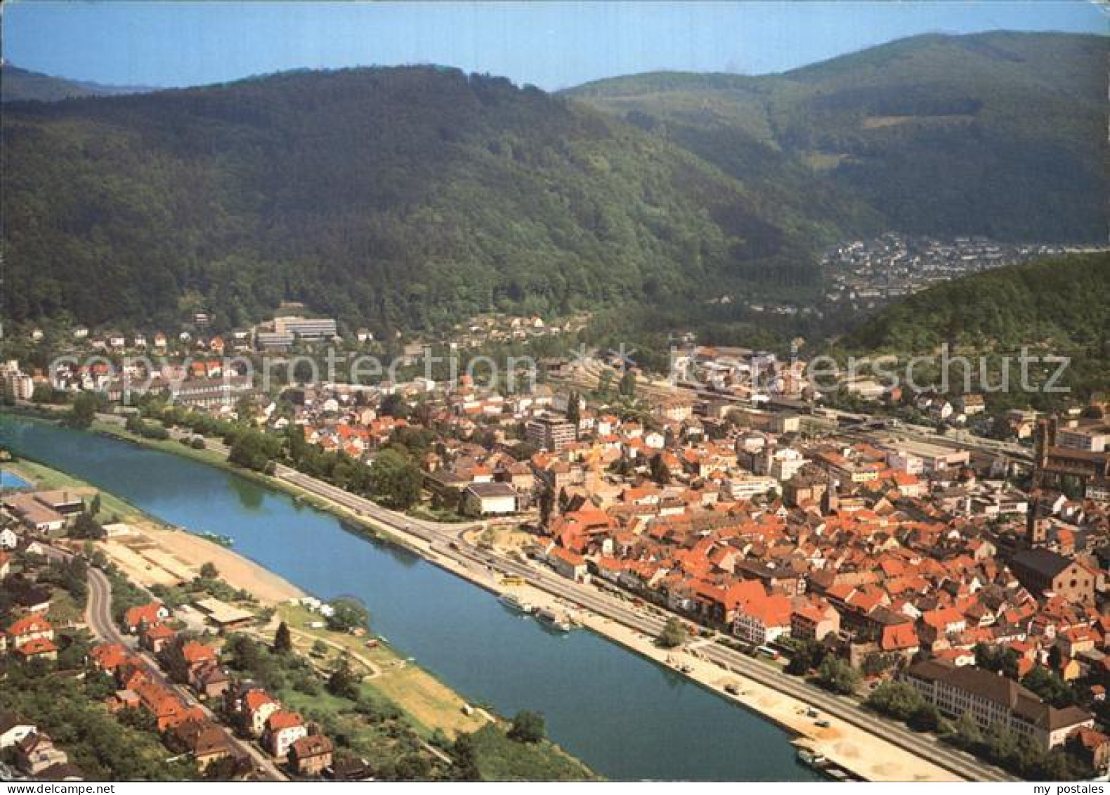 72590683 Eberbach Neckar Fliegeraufnahme Eberbach - Eberbach