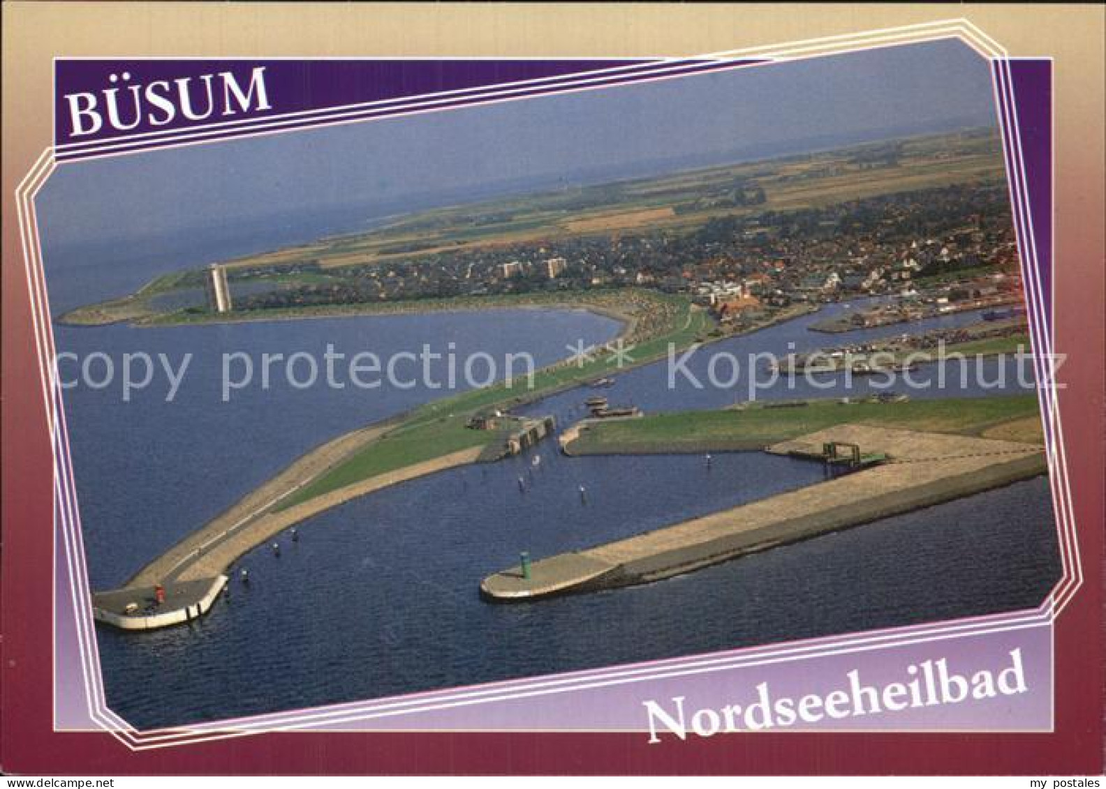 72590673 Buesum Nordseebad Fliegeraufnahme Buesum - Buesum