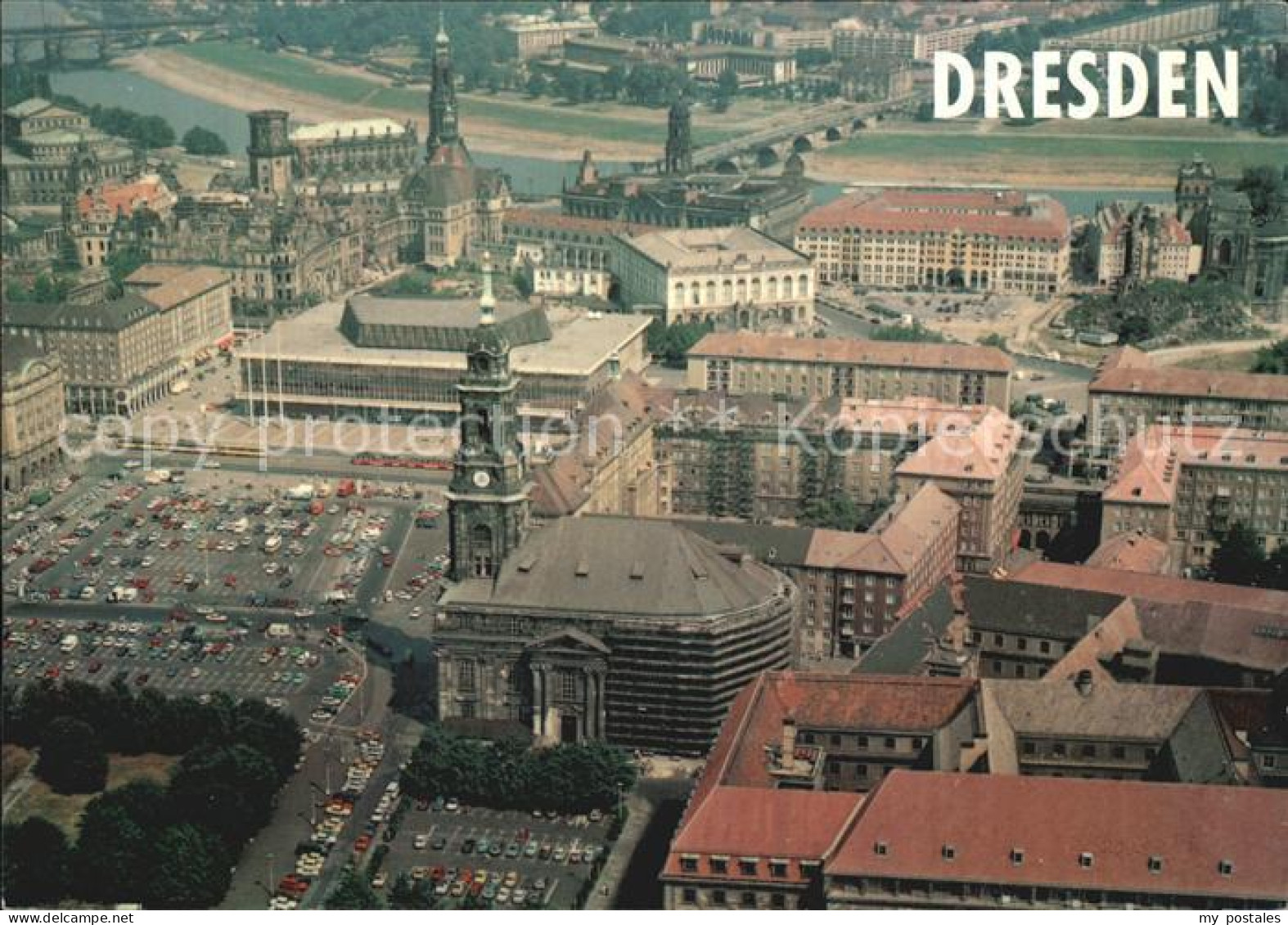 72590655 Dresden Altstadtkern Fliegeraufnahme Blasewitz - Dresden