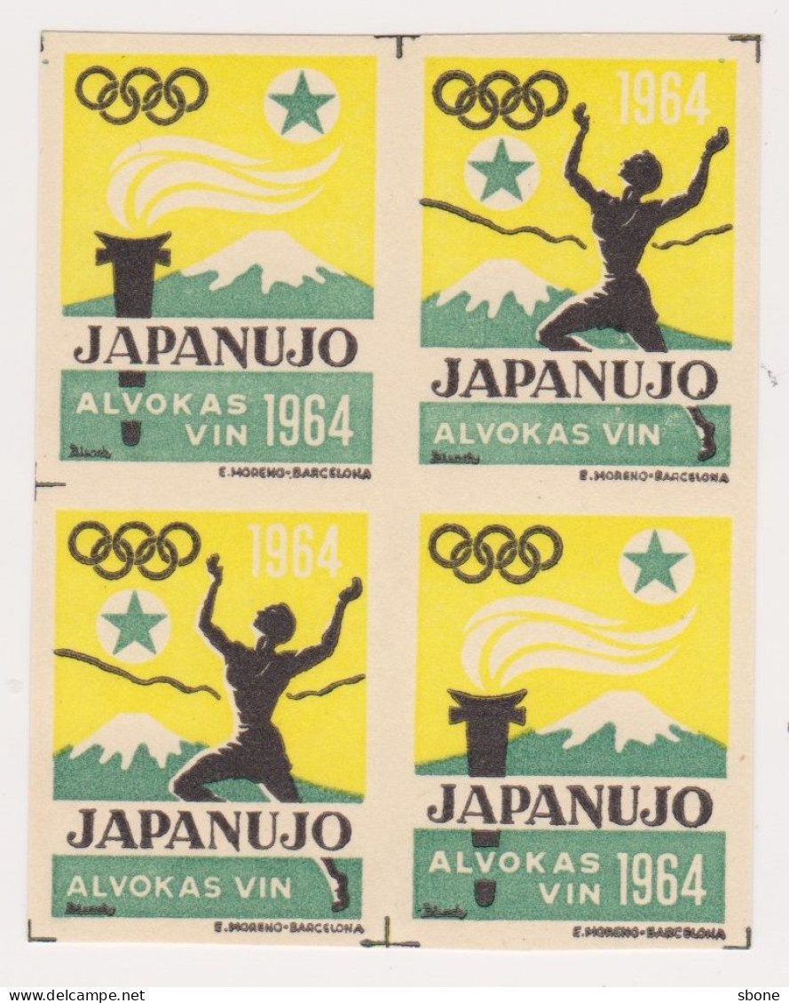Vignettes - Esperanto - Jeux Olympiques - Tokyo - Japon - 1964 - Zomer 1964: Tokyo