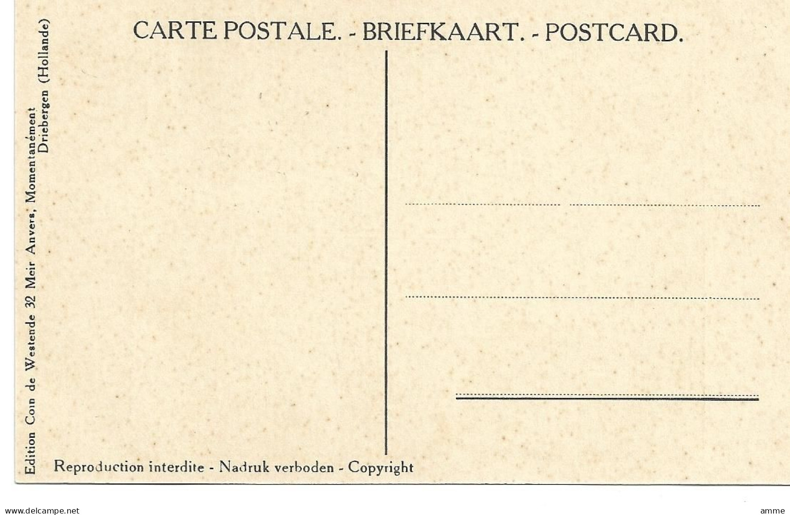 Vintage Postcard    *  Poil Des Tranchés  - Revue Humoristique Du 409 - Patriotic