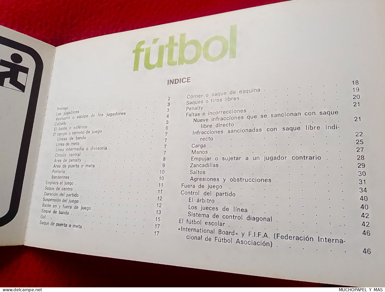 ANTIGUO LIBRO FÚTBOL CONOZCA EL JUEGO EDICIONES AURA 1976 SOCCER FOOTBALL CALCIO KNOW THE GAME...FUSSBALL FUTEBOL..SPORT - Autres & Non Classés