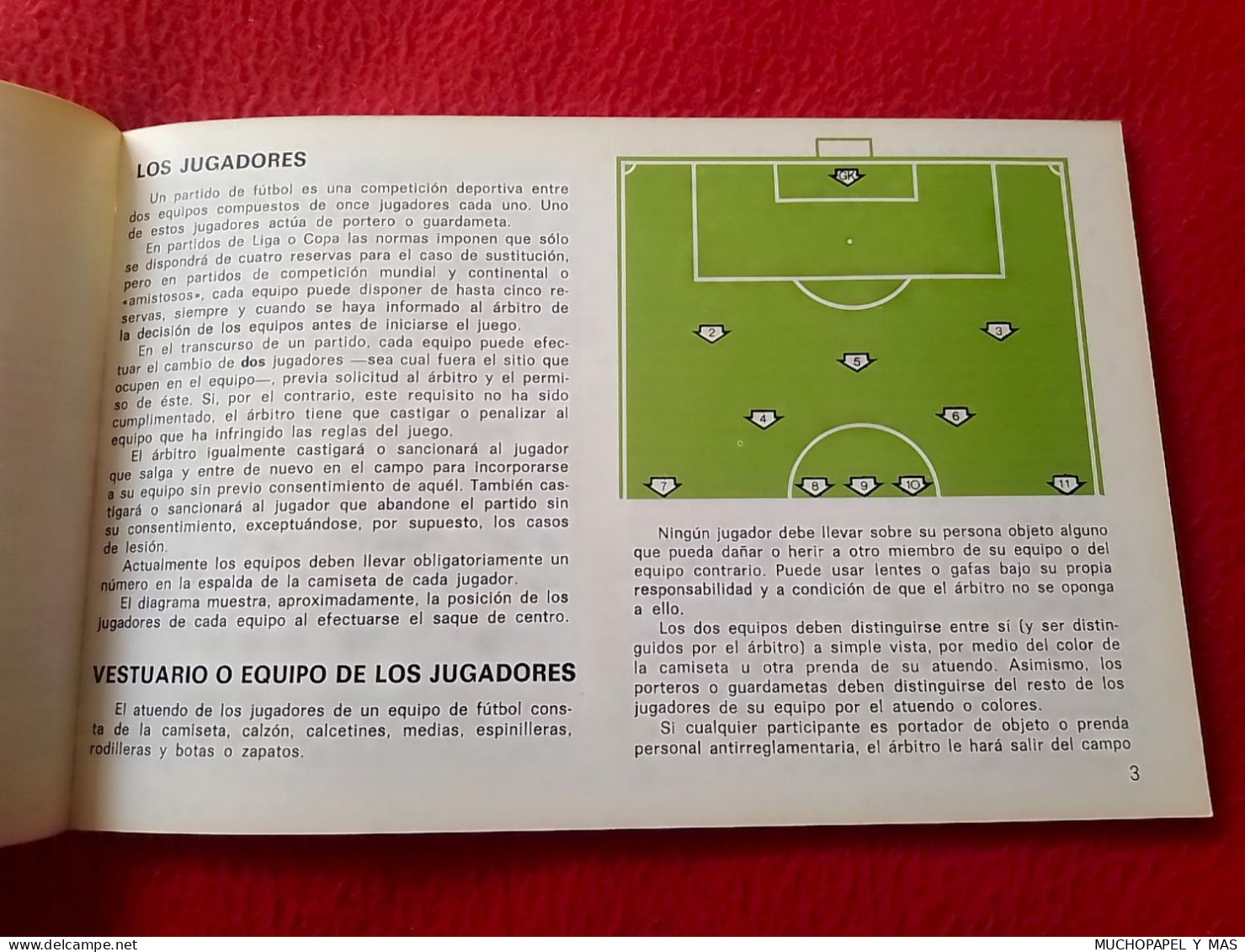 ANTIGUO LIBRO FÚTBOL CONOZCA EL JUEGO EDICIONES AURA 1976 SOCCER FOOTBALL CALCIO KNOW THE GAME...FUSSBALL FUTEBOL..SPORT - Other & Unclassified