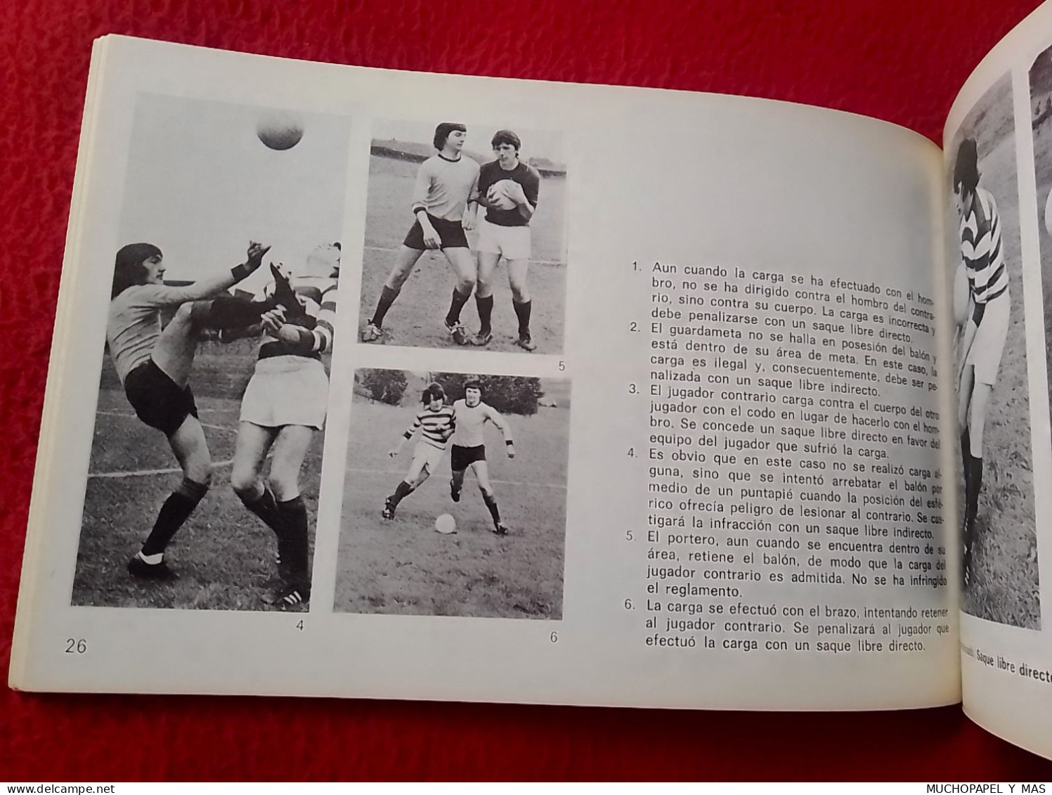 ANTIGUO LIBRO FÚTBOL CONOZCA EL JUEGO EDICIONES AURA 1976 SOCCER FOOTBALL CALCIO KNOW THE GAME...FUSSBALL FUTEBOL..SPORT