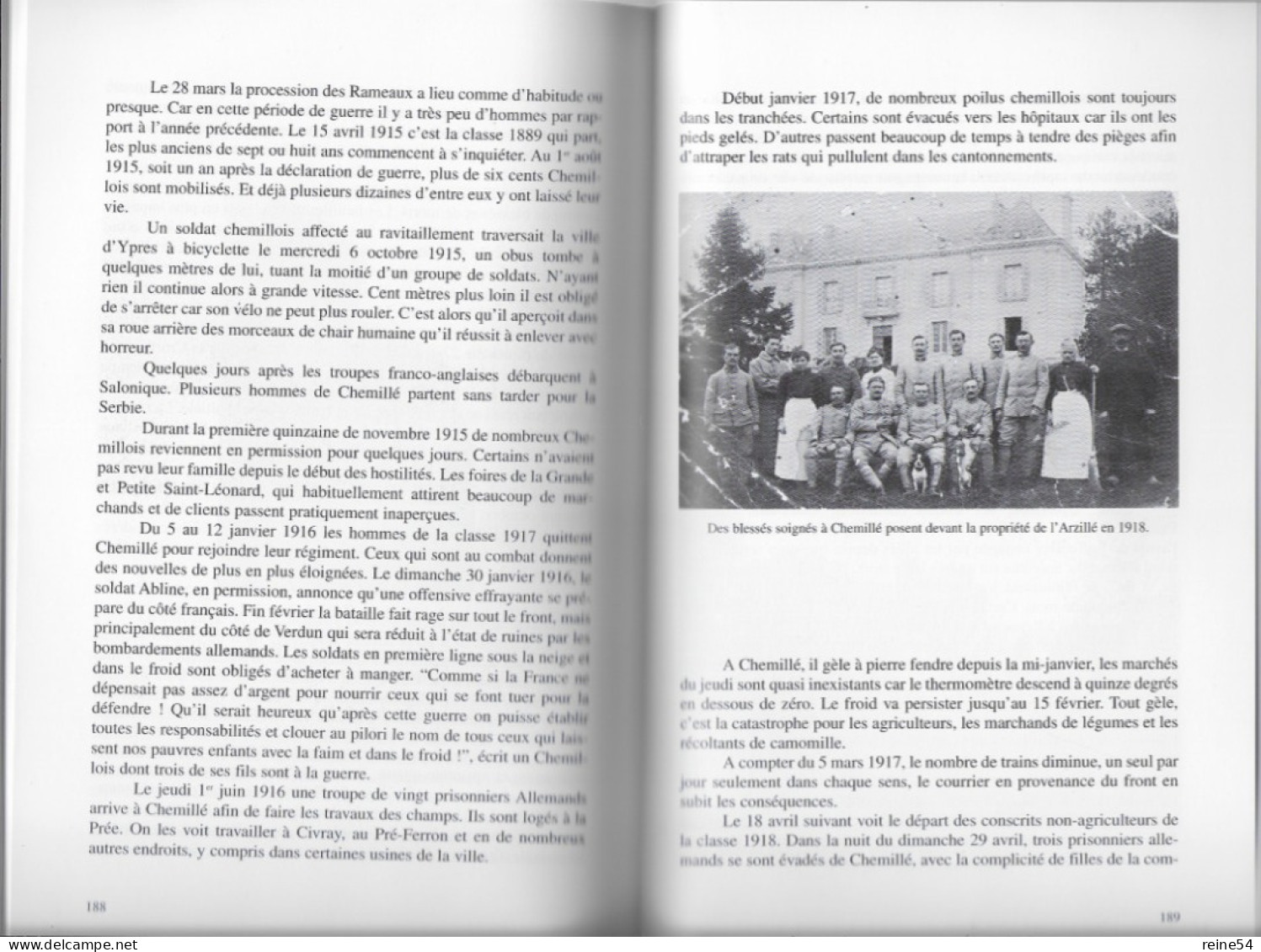 Histoire et petites histoires de CHEMILLE (49) Tome I Victor Bouyer Edit. Hérault Maulévrier (Nbreuses photos)