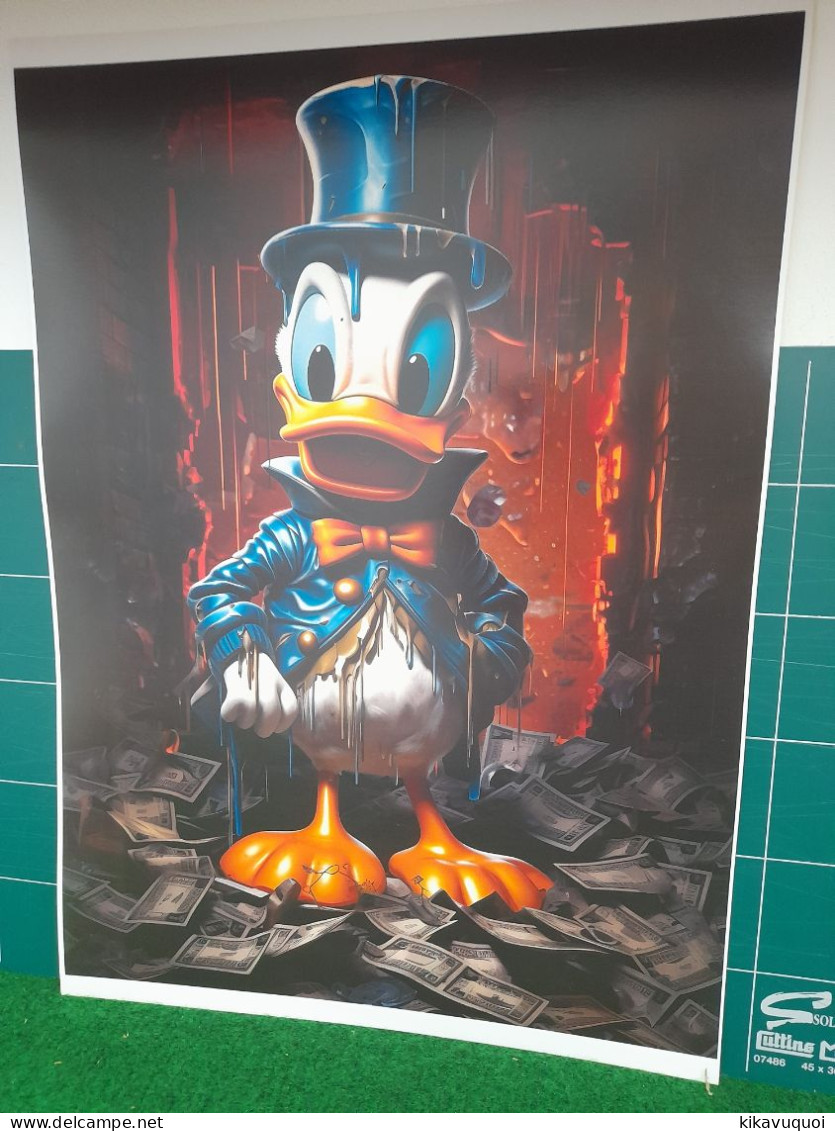 Picsou Donald - Affiche Poster - Autres & Non Classés