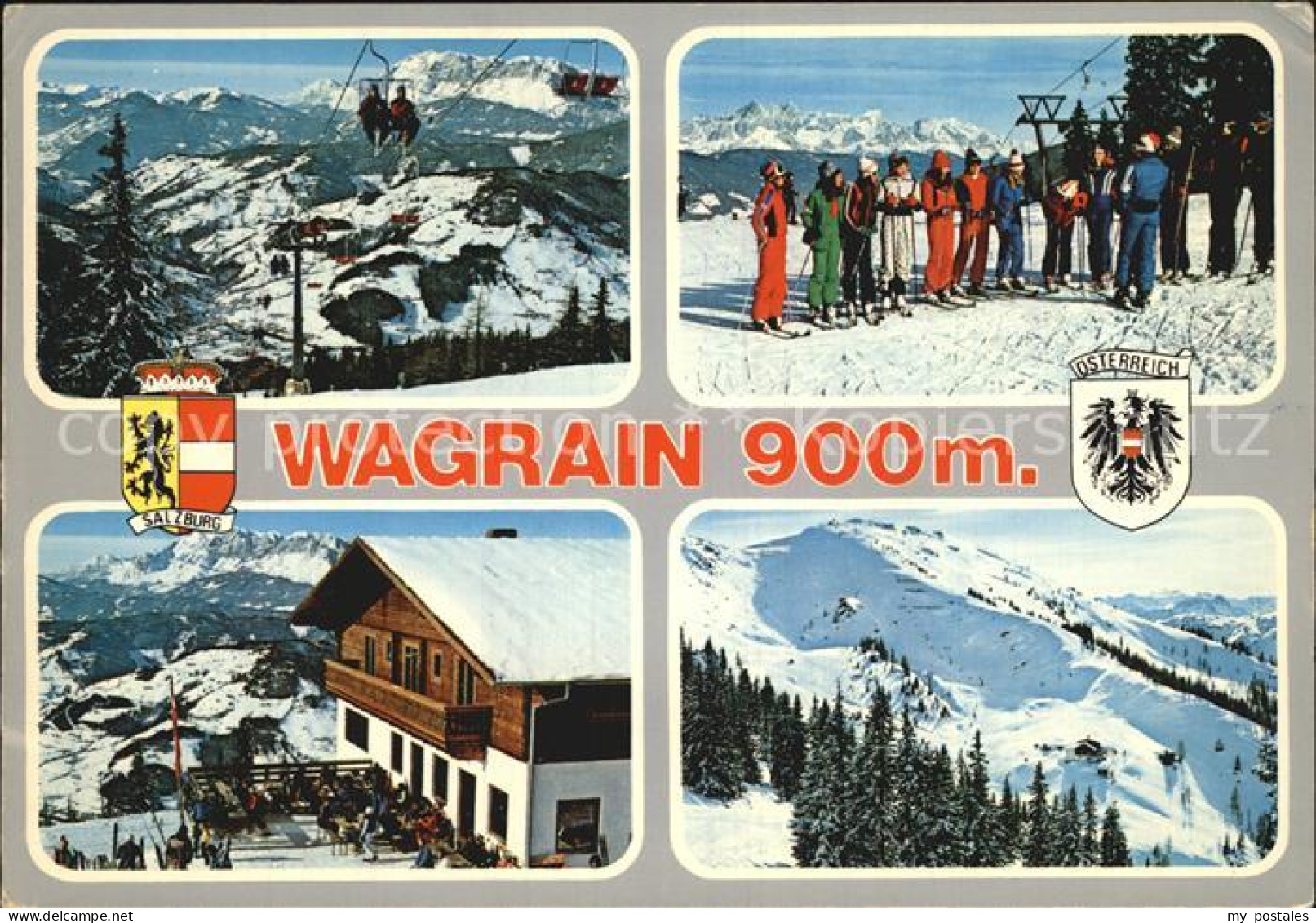 72590616 Wagrain Salzburg Sessellift Skikurs Hotelterrasse Panorama Wagrain Mark - Other & Unclassified