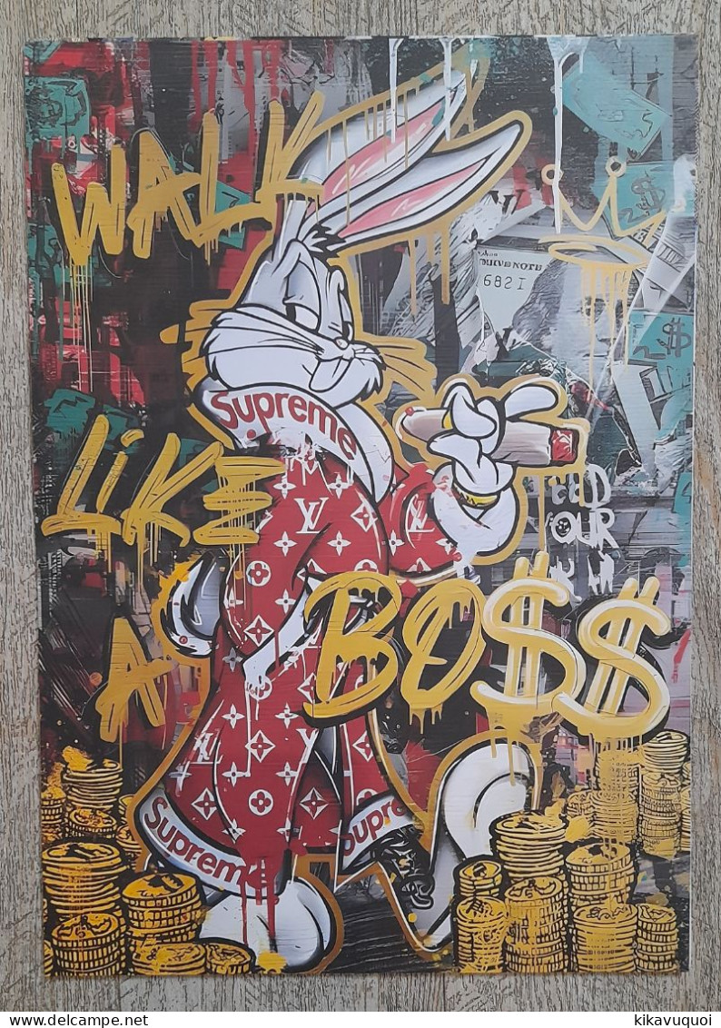 Bugs Bunny Boss - Affiche Poster - Autres & Non Classés