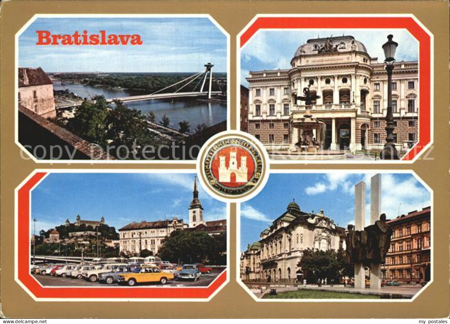 72590443 Bratislava Pressburg Pozsony Brueckenpartie Und Gebaeude  - Slowakije