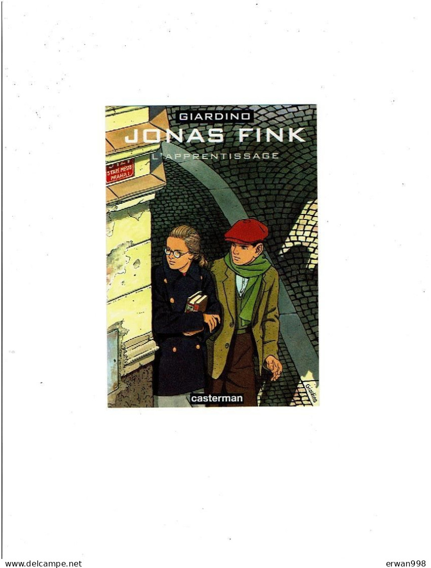 GIARDINO Jonas Fink L'apprentissage Publicité CASTERMAN Sans Mention Carte Postale 1331 - Comics