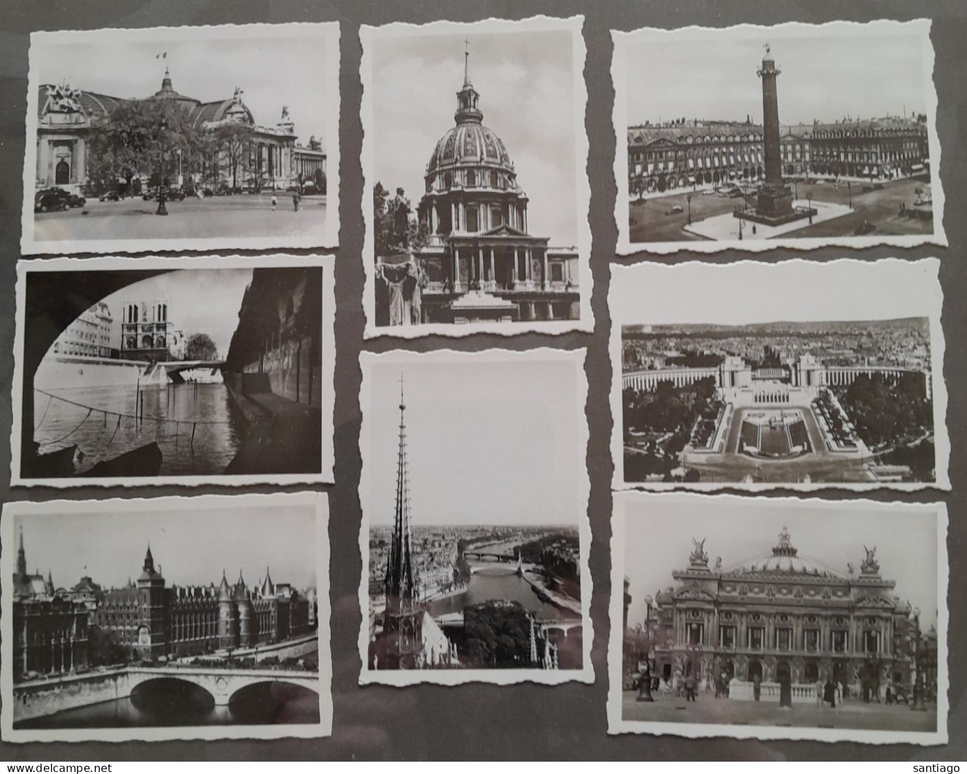 Petit Carnet Avec  8 Cartes (  6,5 X 9 ) Cm / PARIS - Panoramic Views