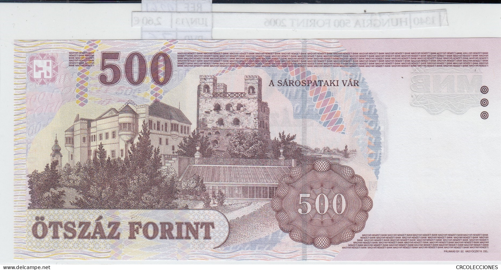 BILLETE HUNGRIA 500 FORINT 2006 P-188e  - Other - Europe