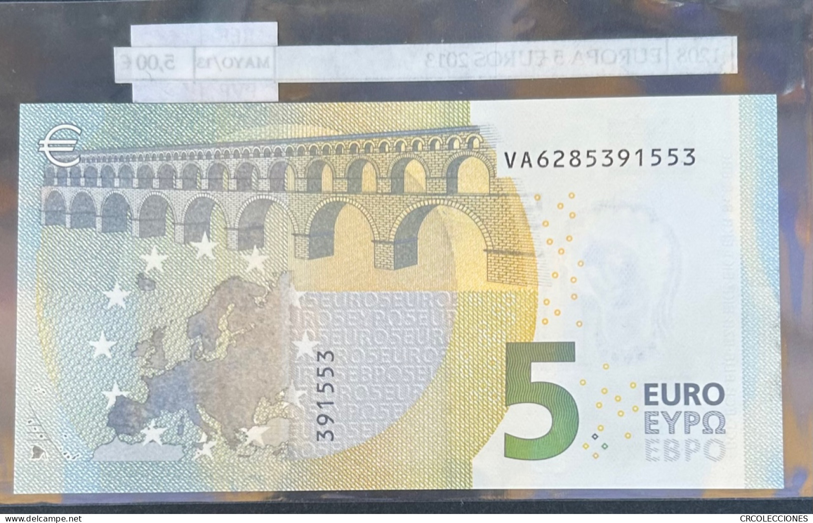 BILLETE EUROPA 5 EUROS 2013 P-20v  FIRMA MARIO DRAGHI - Sonstige – Europa