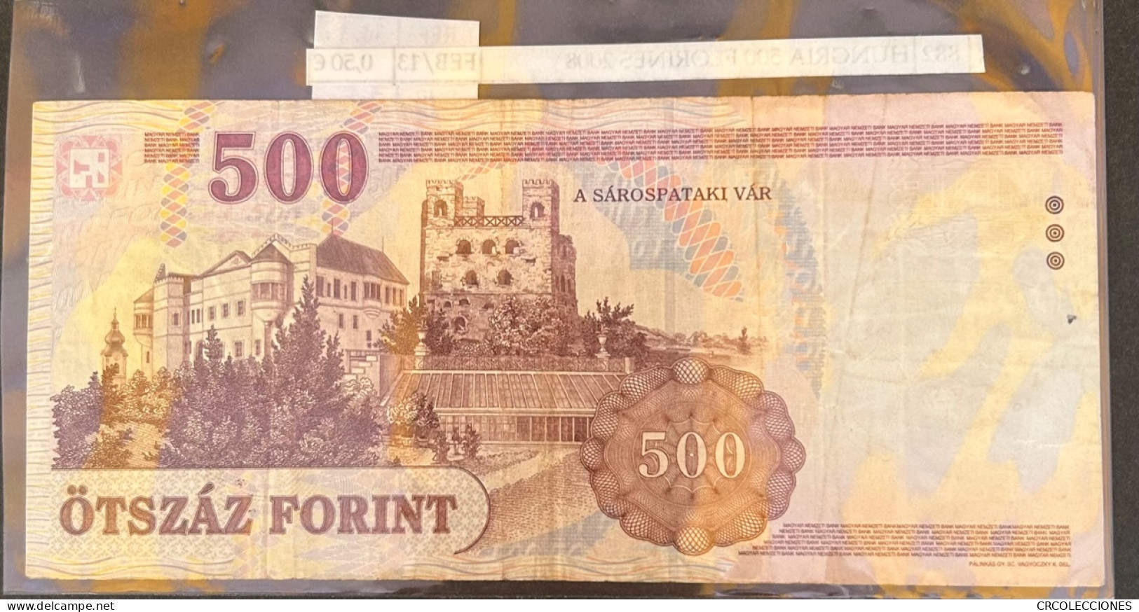 BILLETE HUNGRIA 500 FORINT 2008 P-196b - Other - Europe