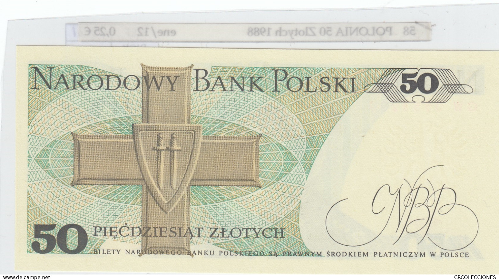 BILLETE POLONIA 50 ZLOTYCH 1988 P-142e - Autres - Europe