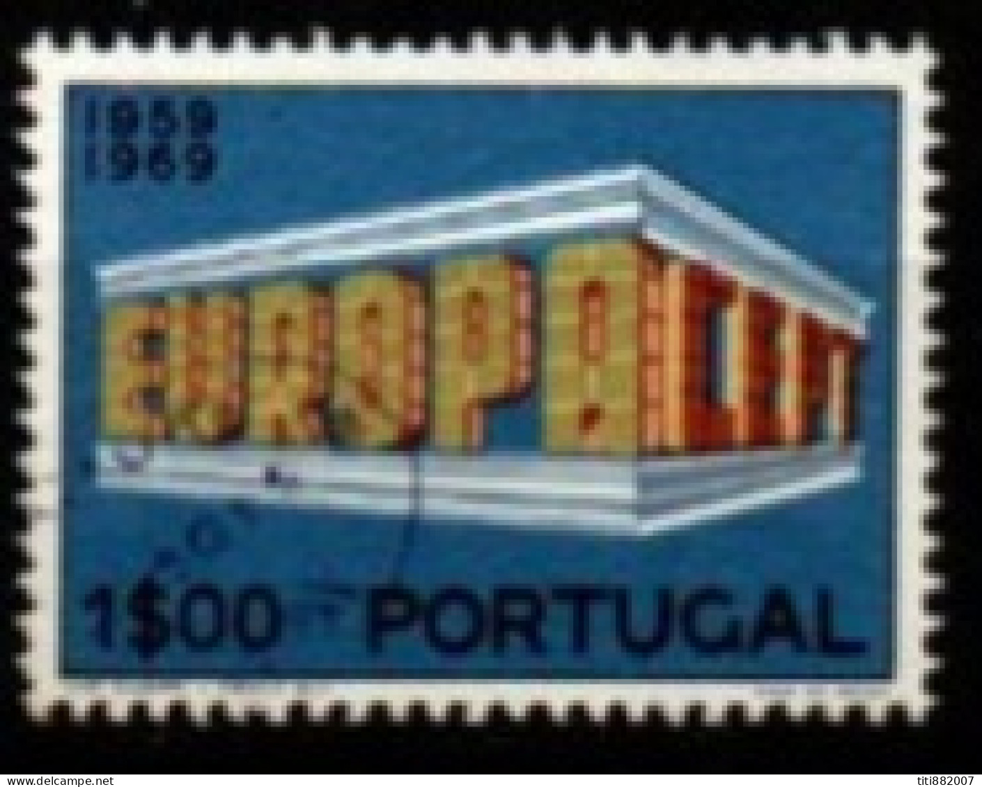 PORTUGAL     -    1969 .  Y&T N° 1051 Oblitéré.  EUROPA - Oblitérés