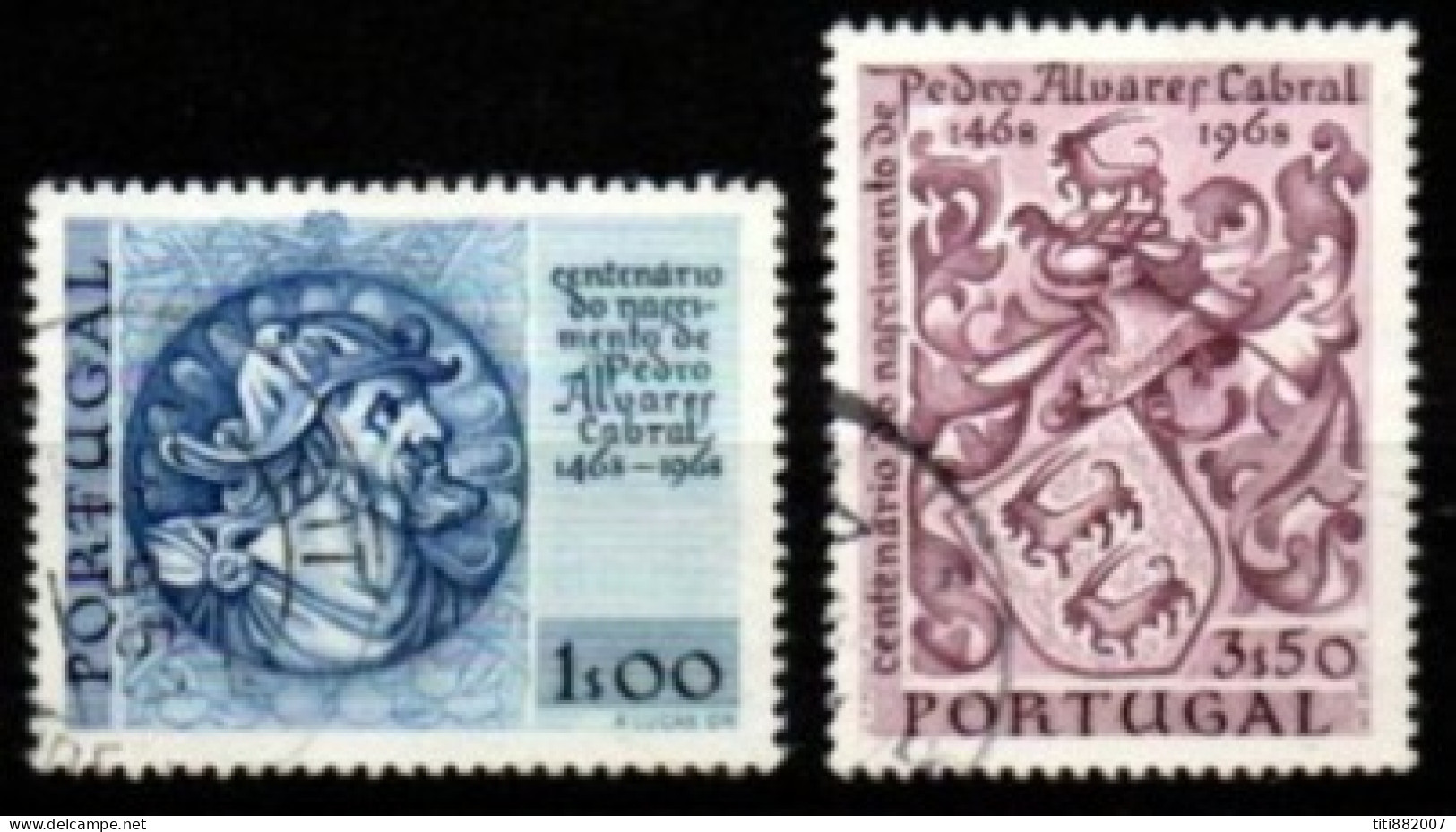 PORTUGAL     -    1969 .  Y&T N° 1048 / 1049 Oblitérés.   Cabral - Used Stamps