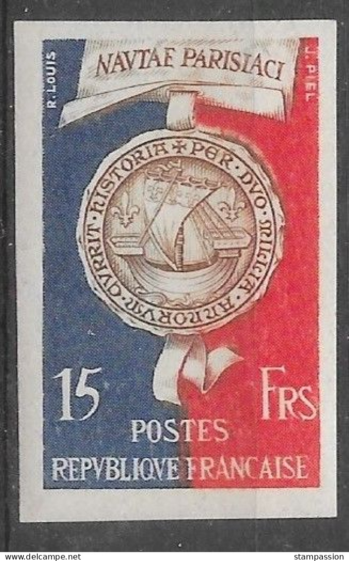 FRANCE 1951 - Y&T 906  Non Dentelé Neuf * - Cluny, écusson - 1951-1960