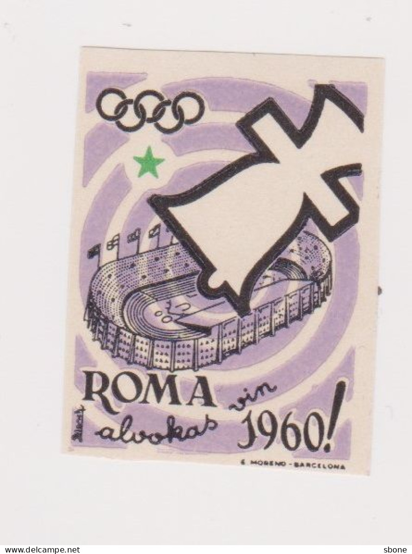 Vignettes - Esperanto - Jeux Olympiques - Rome - Italie - 1960 - Verano 1960: Roma