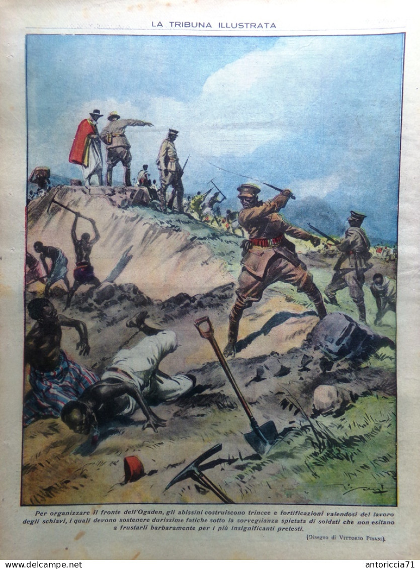 La Tribuna Illustrata 12 Gennaio 1936 Africa Orientale Elisabetta Belgio Forche - Sonstige & Ohne Zuordnung