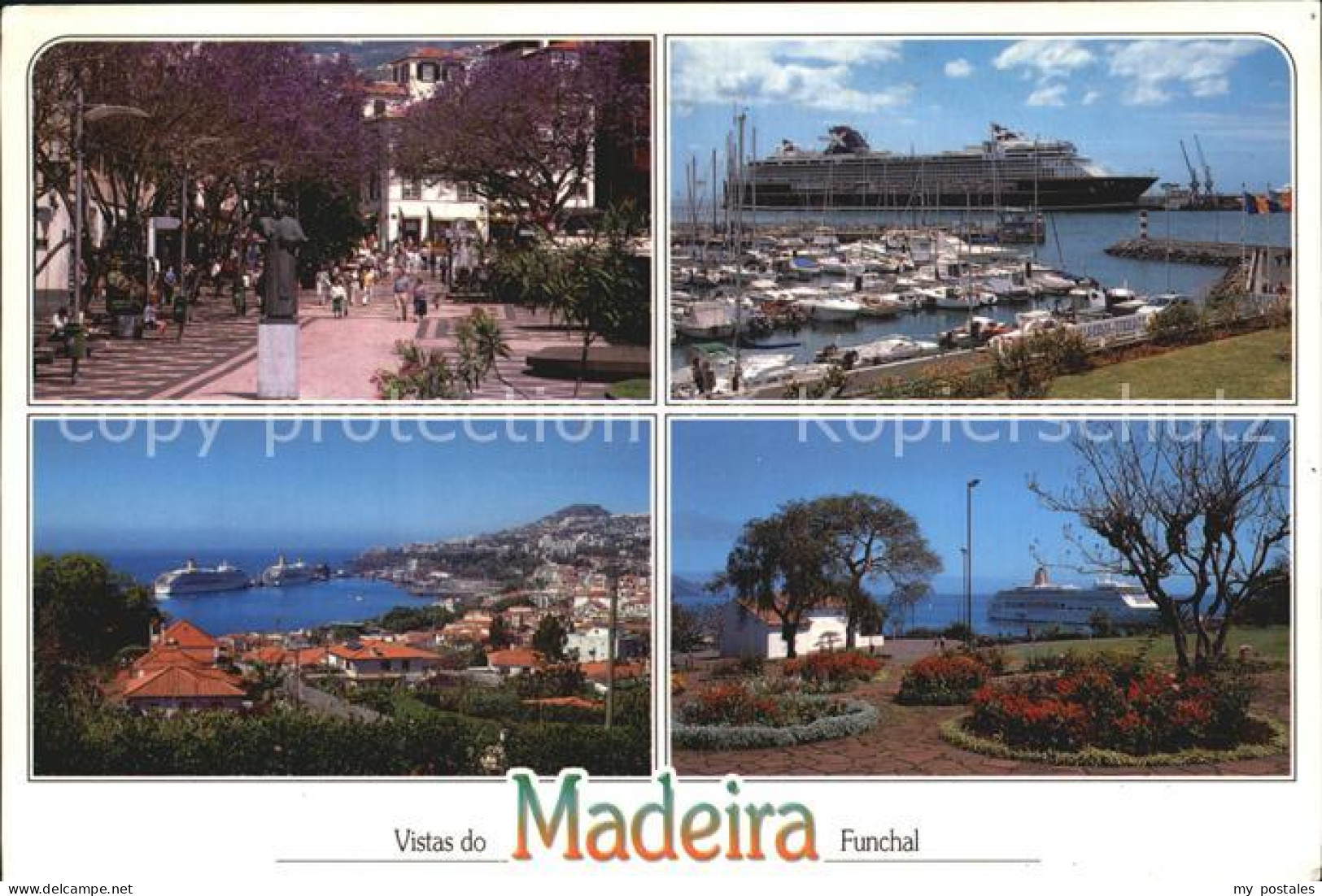 72586705 Funchal Panorama Hafen Park Denkmal Funchal - Autres & Non Classés
