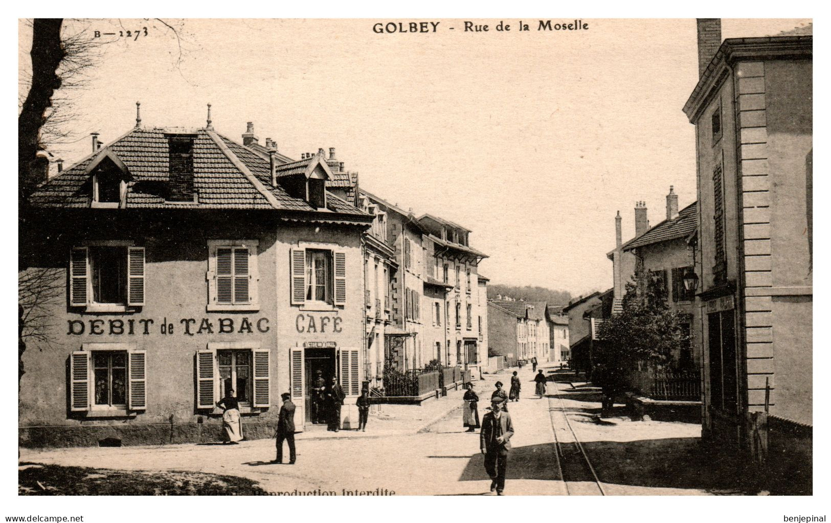 Golbey - Rue De La Moselle (Testart éditeur à Epinal) Vue 1 - Golbey