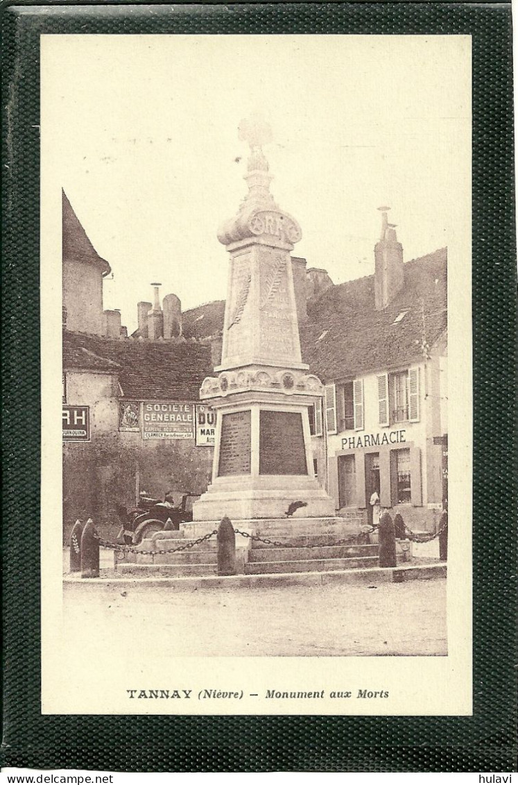 58  TANNAY - MONUMENT AUX MORTS (ref 2596) - Tannay