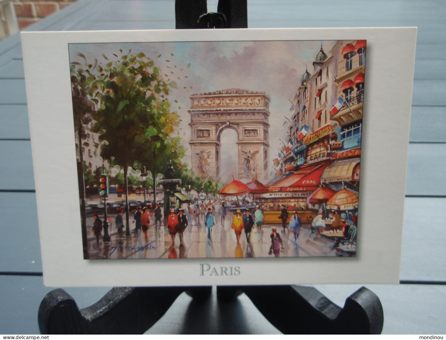 Cp PARIS Arc-de-Triomphe - Illustrateur J.François - Arc De Triomphe