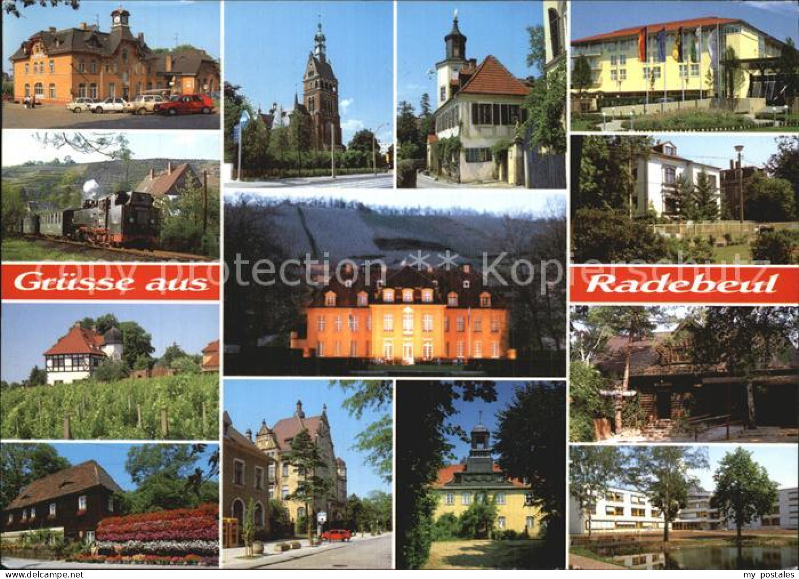 72585755 Radebeul Kleinbahn Hofloessnitz Winzerhaus Schloss Wackerbarths Ruh Rad - Radebeul
