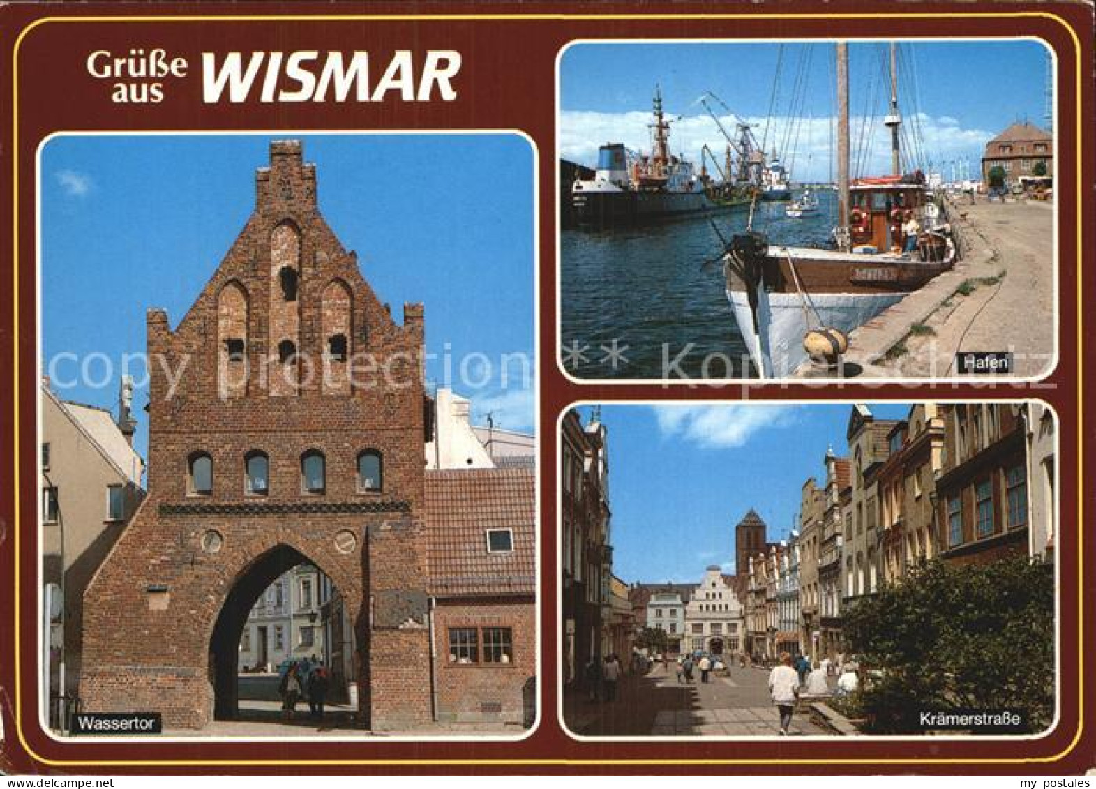 72585737 Wismar Mecklenburg Hafen Kraemerstrasse Wassertor Wismar - Wismar