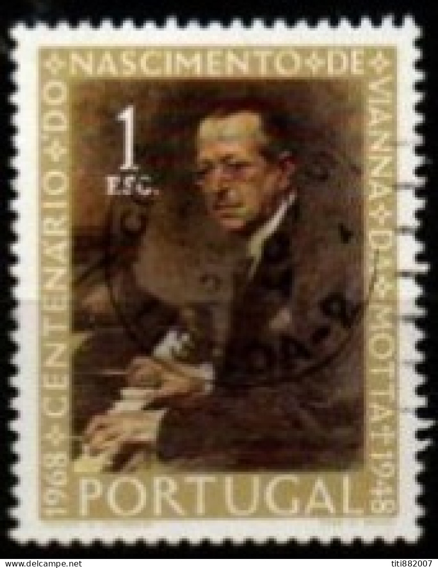 PORTUGAL     -    1969 .  Y&T N° 1063 Oblitéré.   Le Pianiste Da Motta - Used Stamps