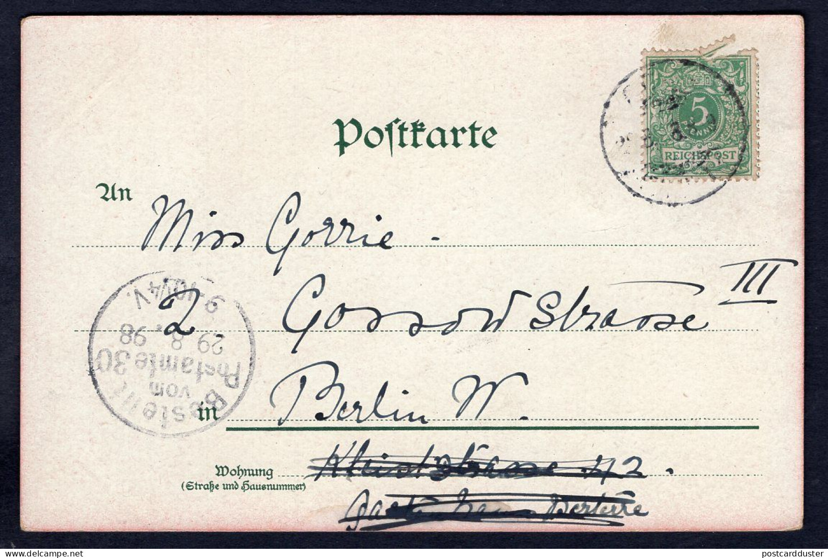 Germany Gruss Aus Köln 1898 Old Postcard By Miesler. Art Nouveau (h3507) - Koeln