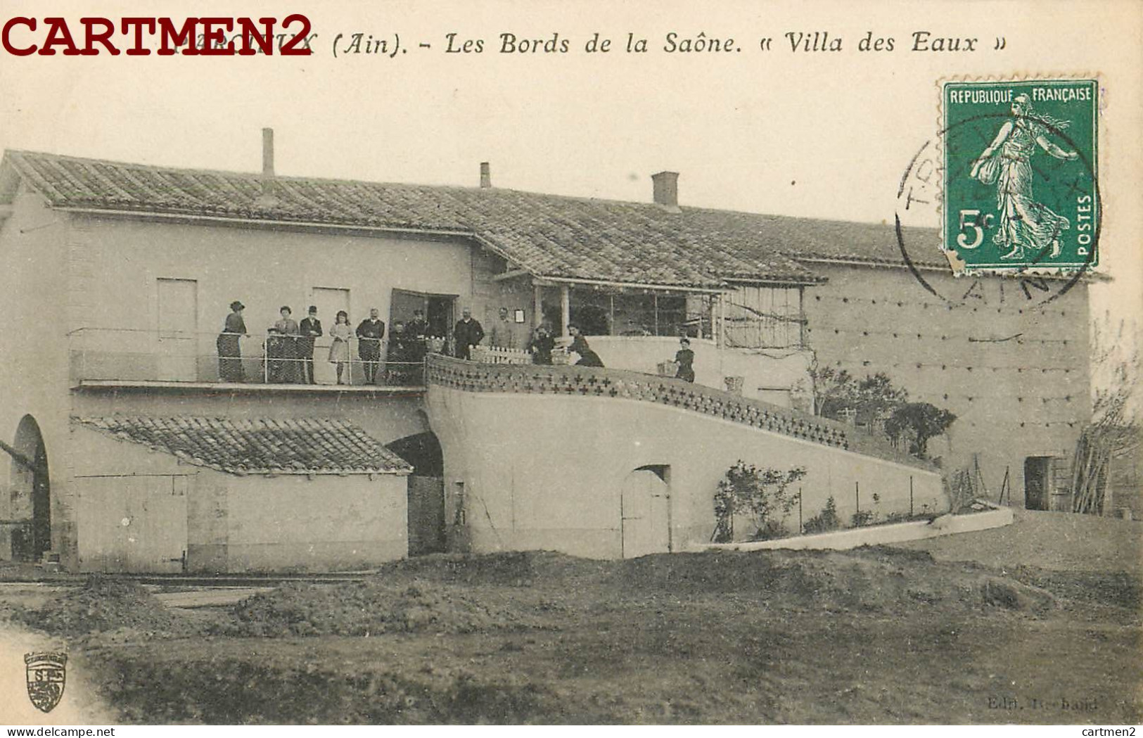 PARCIEUX LES BORDS DE LA SAONE " VILLA DES EAUX " 01 AIN - Non Classés