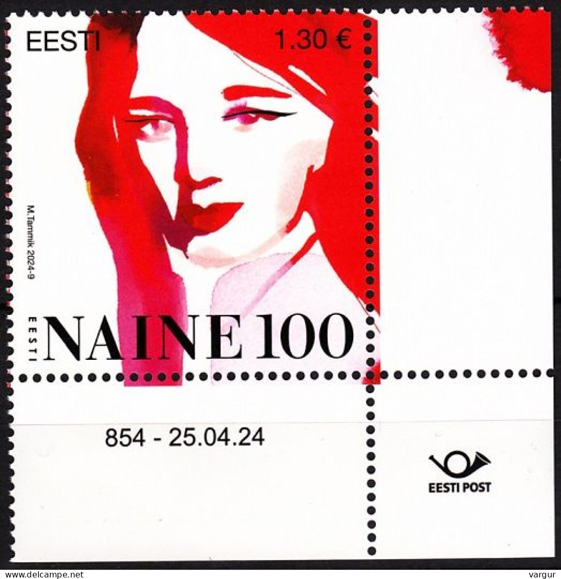 ESTONIA 2024-07 Mass Media: Eesti Maine - 100, Womens Magazine. CORNER, MNH - Other & Unclassified