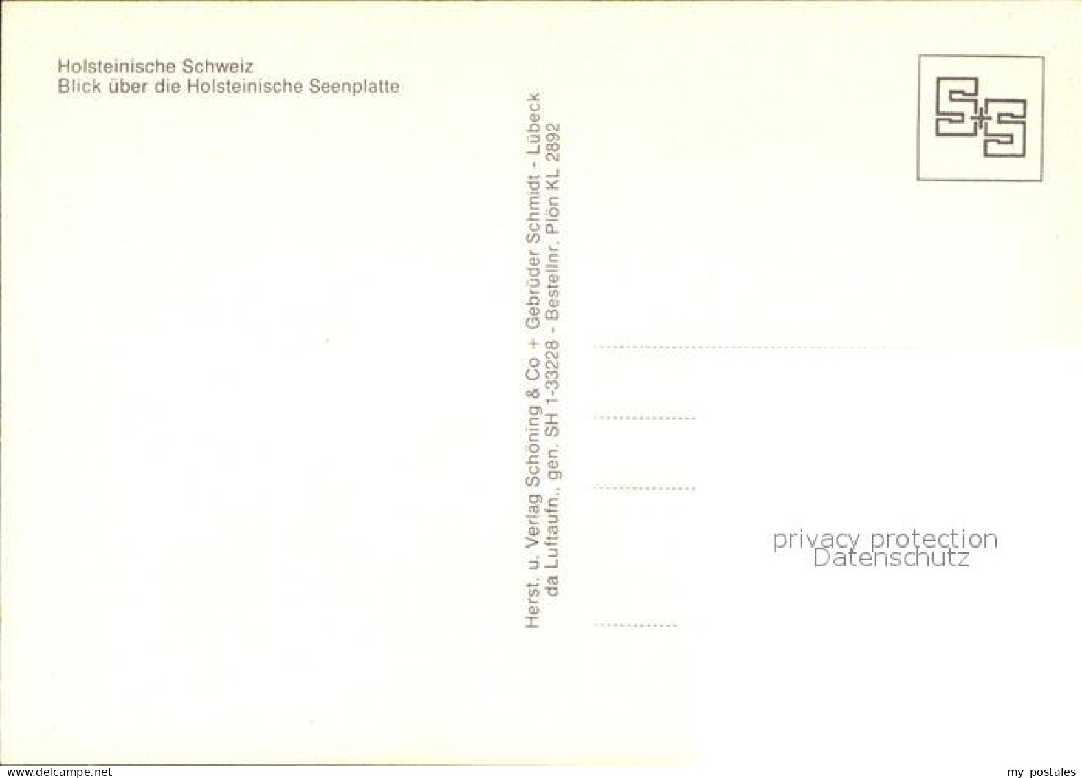 72585541 Holsteinische Schweiz Fliegeraufnahme Seenplatte Holsteinische Schweiz - A Identifier