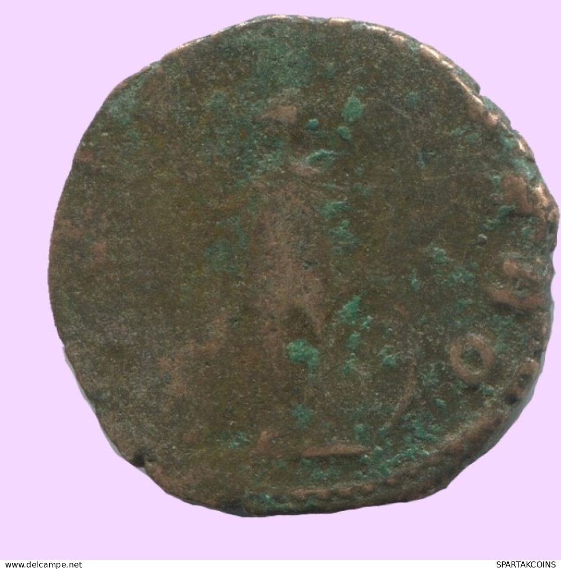 LATE ROMAN IMPERIO Follis Antiguo Auténtico Roman Moneda 2.4g/18mm #ANT1960.7.E.A - La Caduta Dell'Impero Romano (363 / 476)