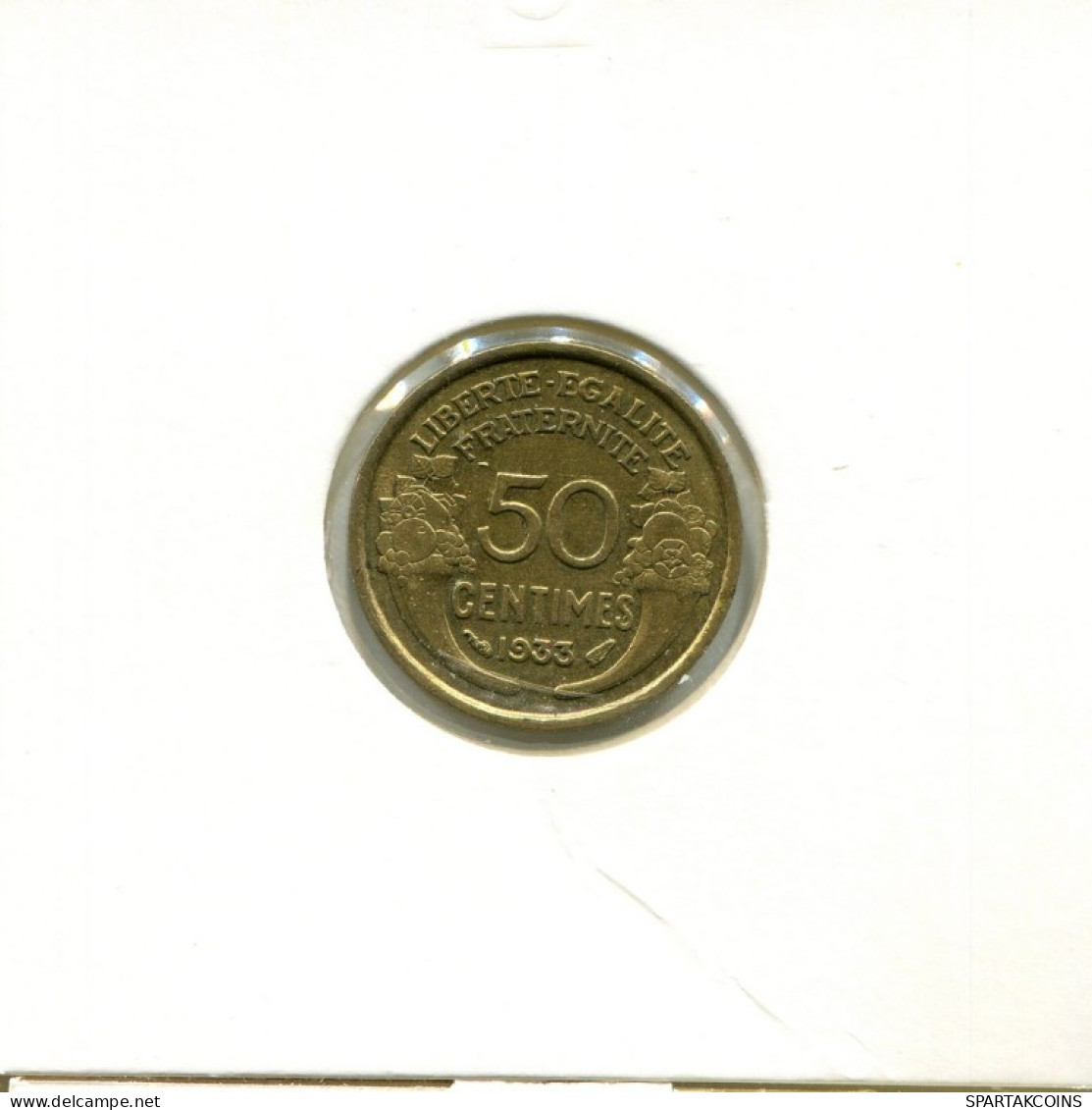 50 CENTIMES 1933 FRANCE French Coin #AK928.U.A - 50 Centimes