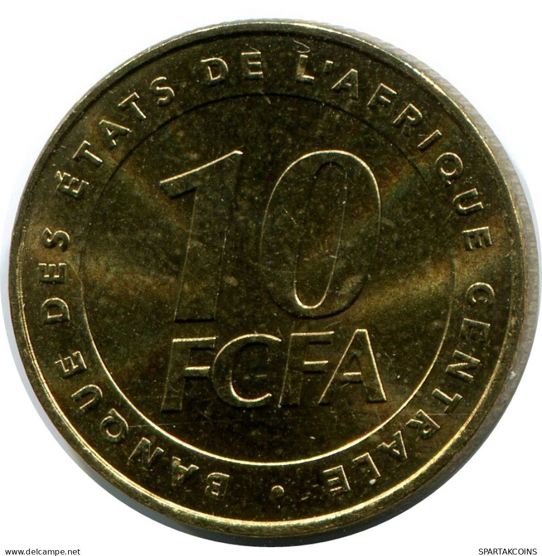 10 FRANCS CFA 2006 CENTRAL AFRICAN STATES (BEAC) Münze #AP862.D.A - Central African Republic