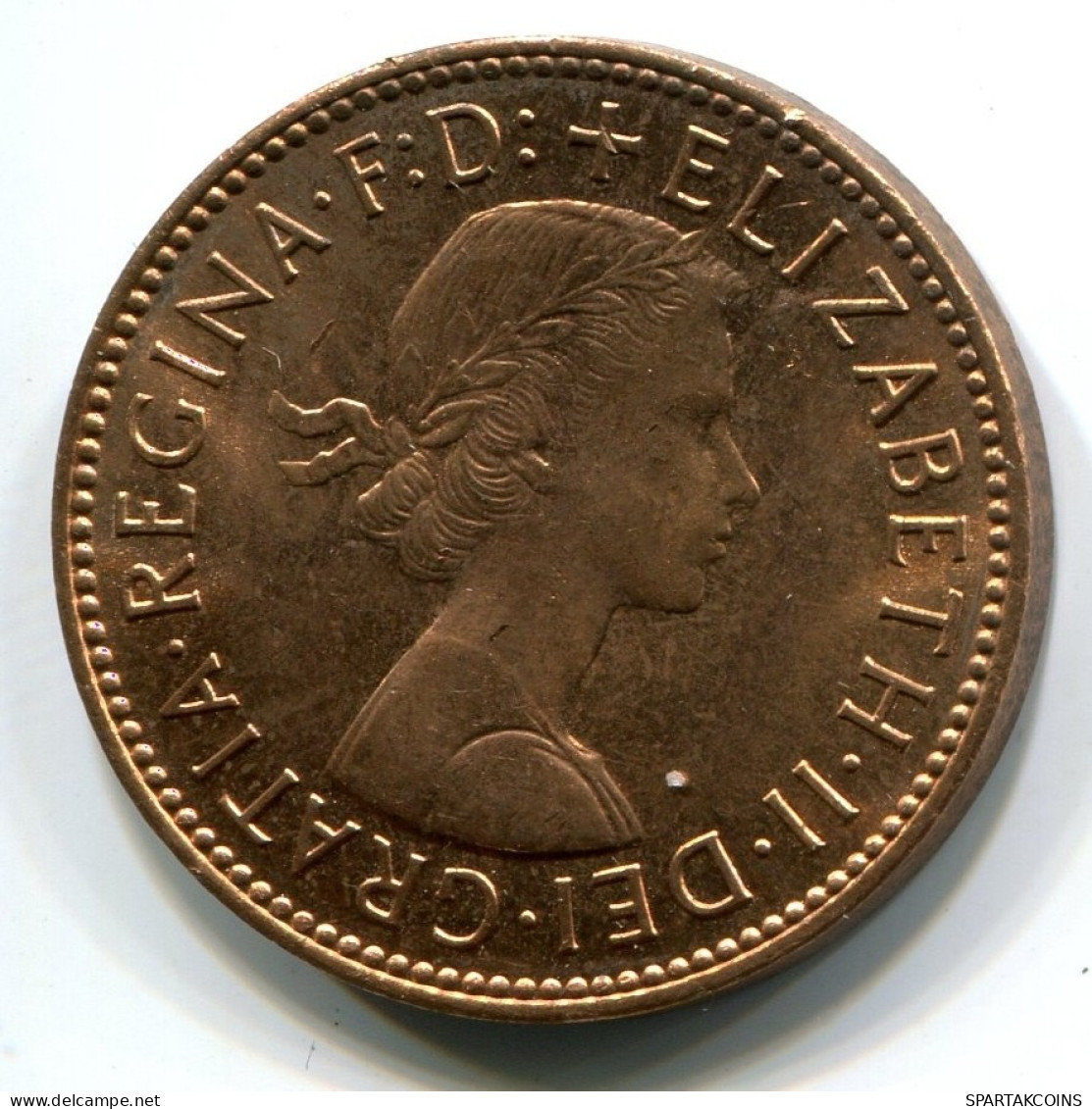 HALF PENNY 1965 UK GRANDE-BRETAGNE GREAT BRITAIN Pièce UNC #W11126.F.A - C. 1/2 Penny