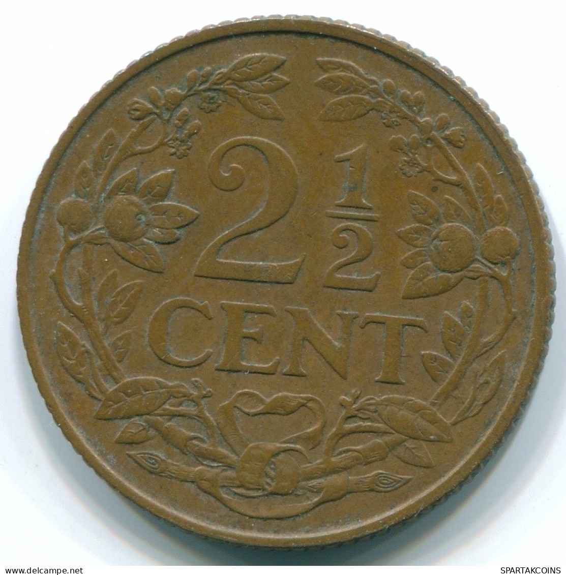 2 1/2 CENT 1959 CURACAO NEERLANDÉS NETHERLANDS Bronze Colonial Moneda #S10162.E.A - Curacao