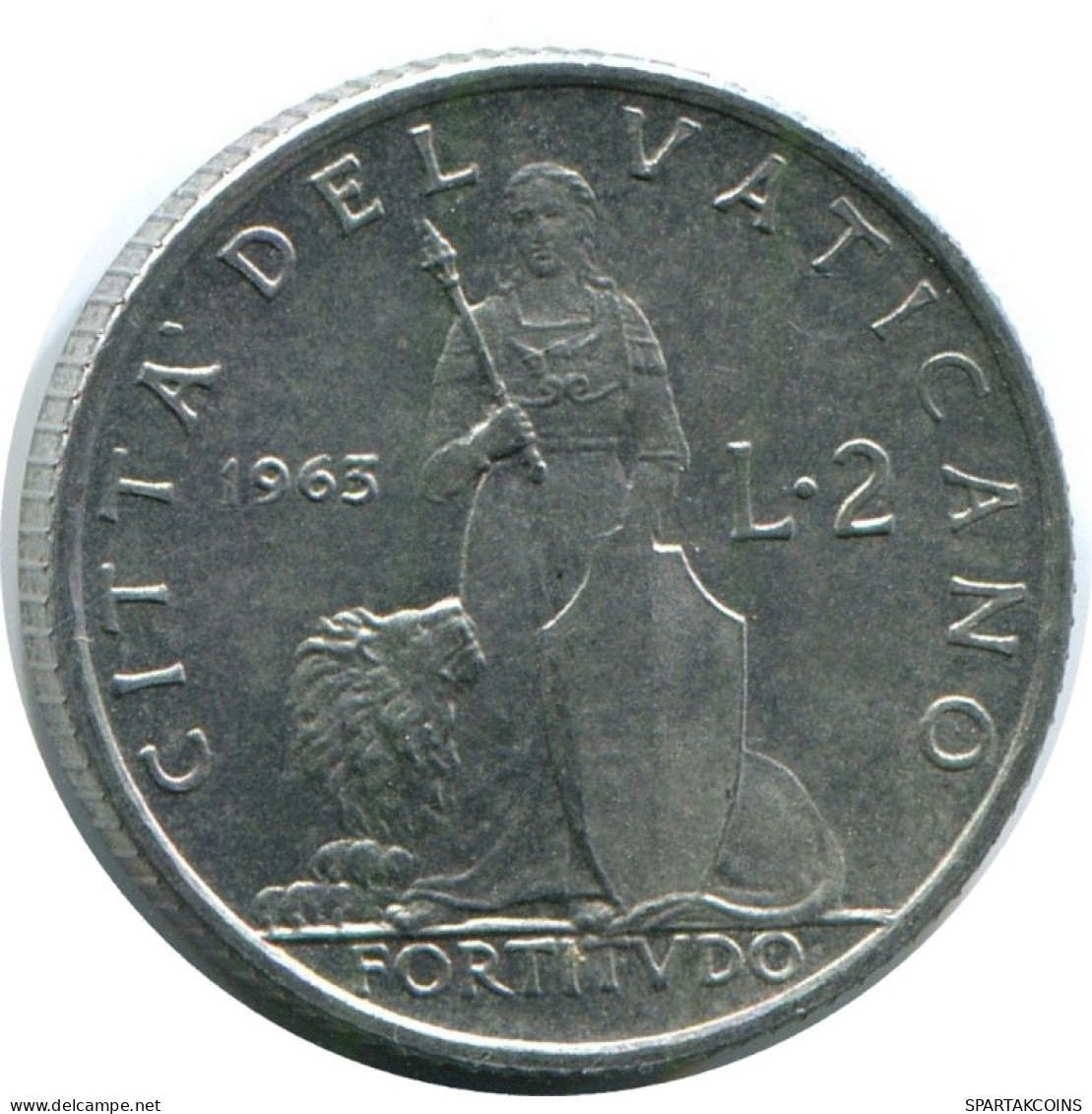 2 LIRE 1963 VATICAN Coin Paul VI (1963-1978) #AH378.13.U.A - Vatikan