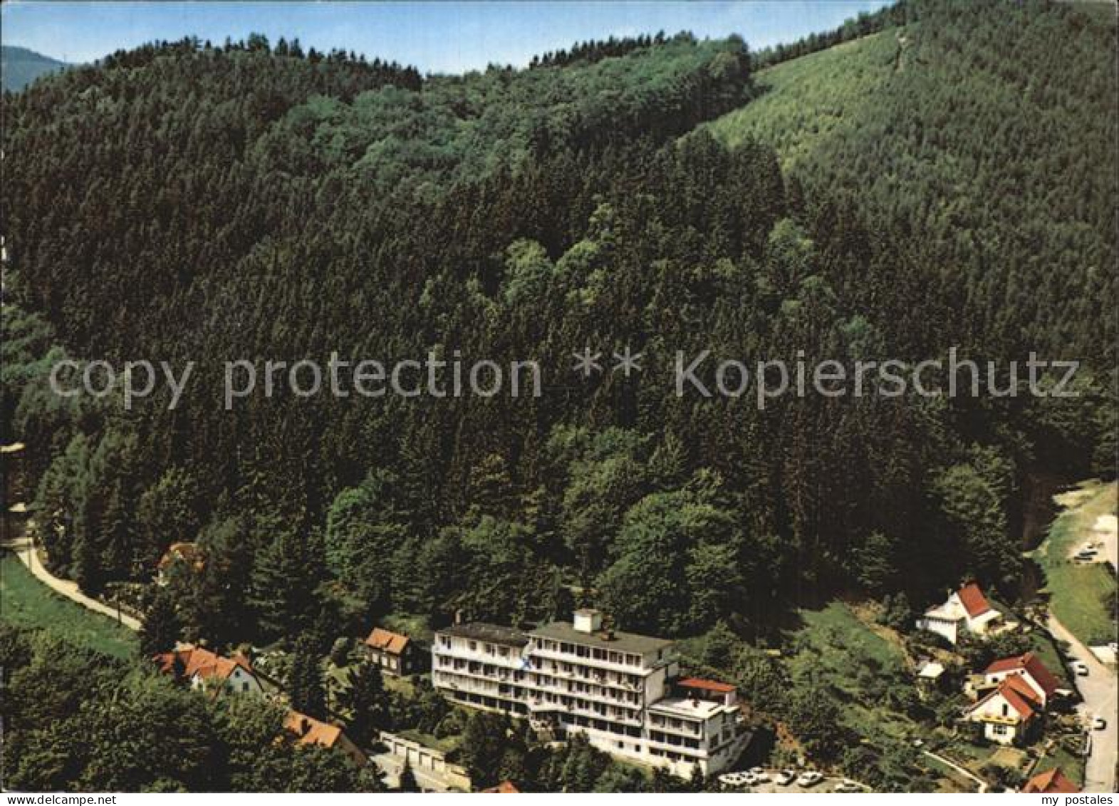 72585495 Bad Lauterberg Fliegeraufnahme Kneipp Sanatorium Doktor Von Plachy Bad  - Bad Lauterberg