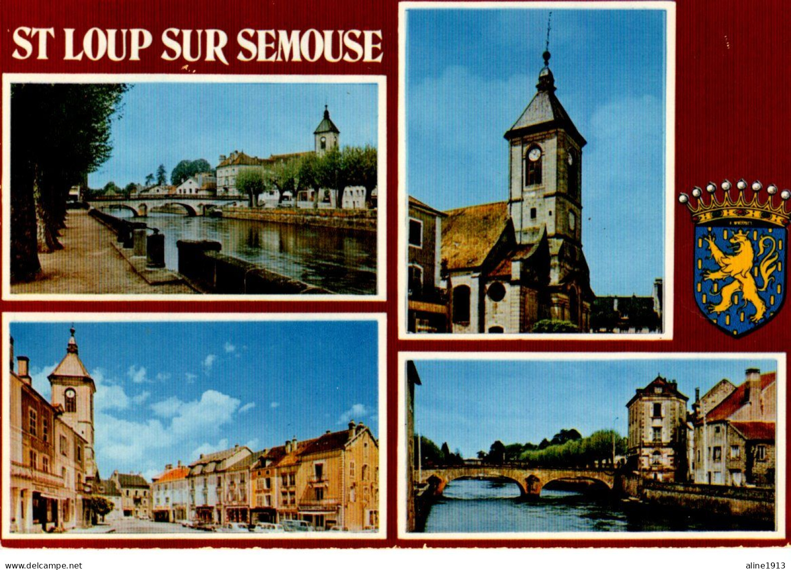 70 SAINT LOUP SUR SEMOUSE / MULTI - VUES AVEC BLASON - Saint-Loup-sur-Semouse