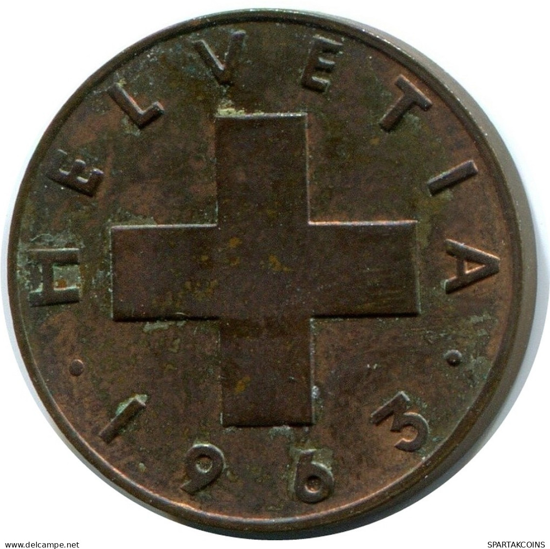 1 RAPPEN 1963 B SWITZERLAND Coin #AY104.3.U.A - Autres & Non Classés
